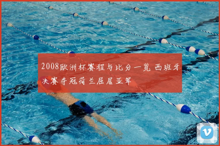 2008欧洲杯赛程与比分一览 西班牙决赛夺冠荷兰屈居亚军